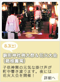 駒形神社例祭(花火大会は無し)